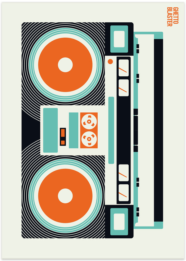 Ghetto Blaster Poster