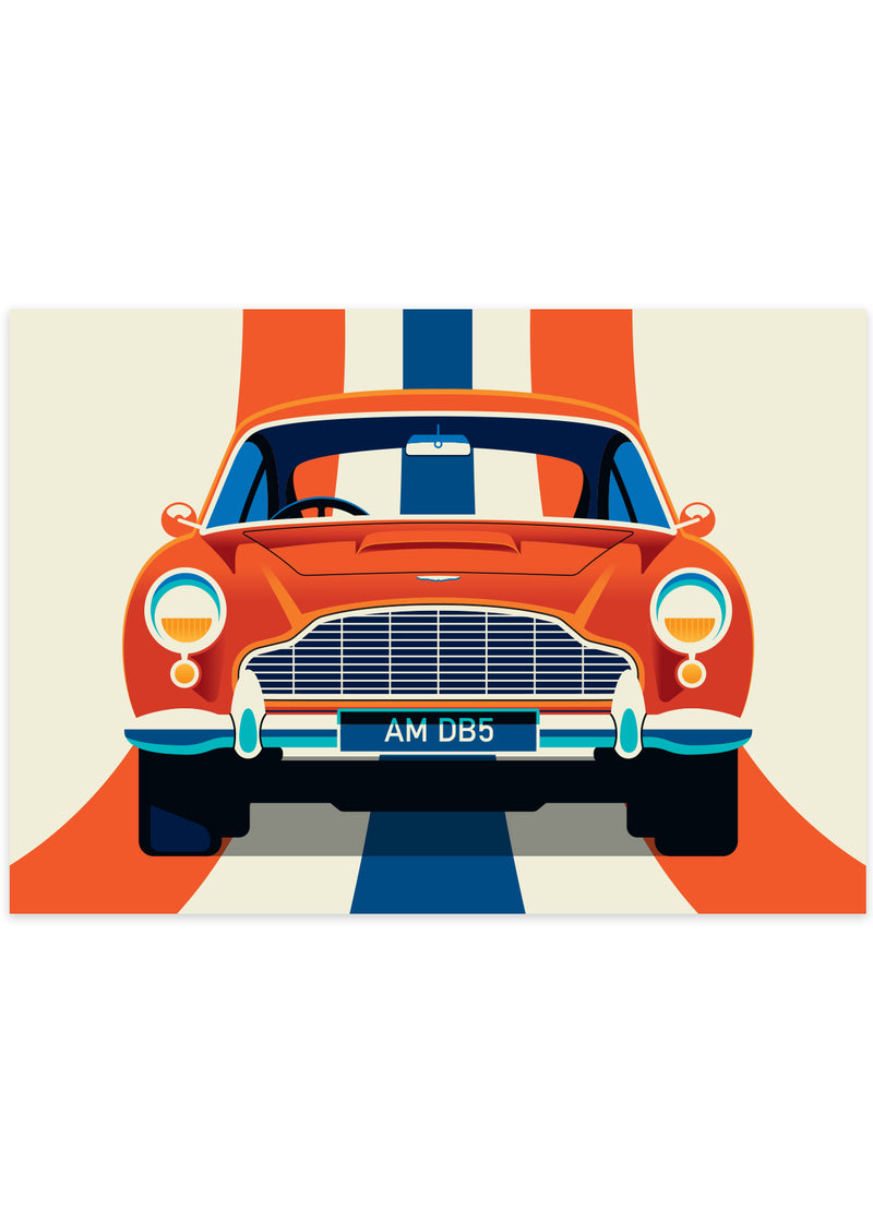 Aston Martin DB5 Poster