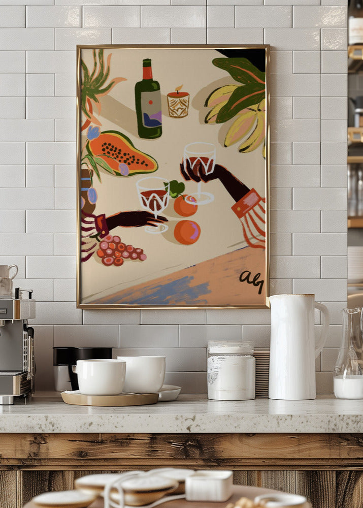 Cheers To You by Poster, Arty Guava, Poster Space, kitchen1