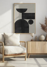 abstract poster room corner