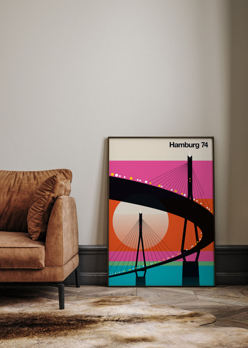 Hamburg 74 Poster