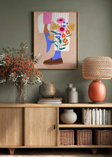 Blooming Socks Poster