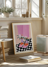 Floral Feet Fashion Poster