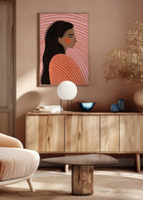 The Woman With the Lines Poster