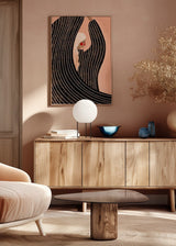 The Woman With the Black Dress Poster