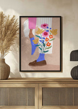 Blooming Socks Poster