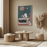 Bathroom Babe Poster