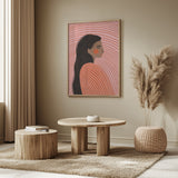 The Woman With the Lines Poster