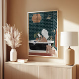Bathroom Babe Poster