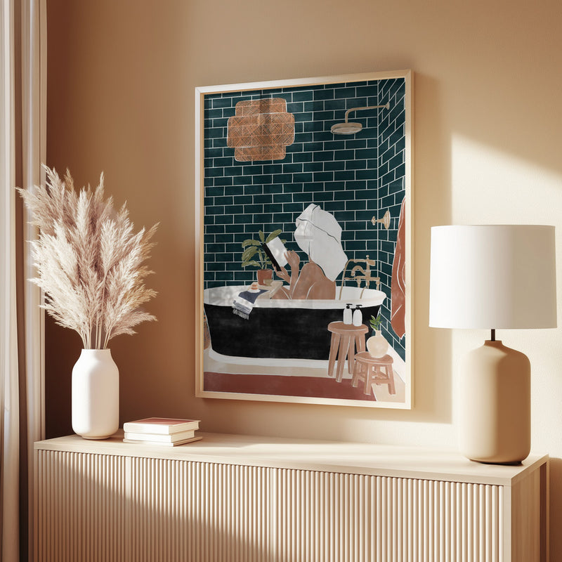 Bathroom Babe Poster