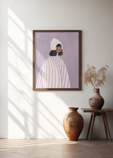 The Woman With the White Hat Poster