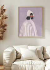 The Woman With the White Hat Poster