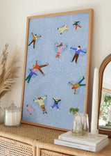 Snowy Angels Delight Poster