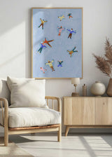 Snowy Angels Delight Poster