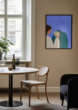 Sipping Coffee Poster