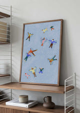 Snowy Angels Delight Poster