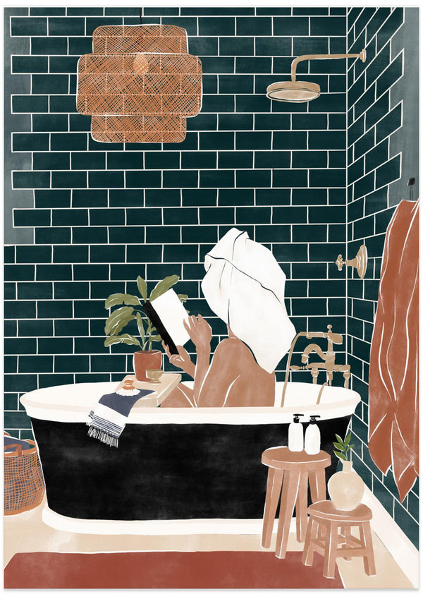 Bathroom Babe Poster