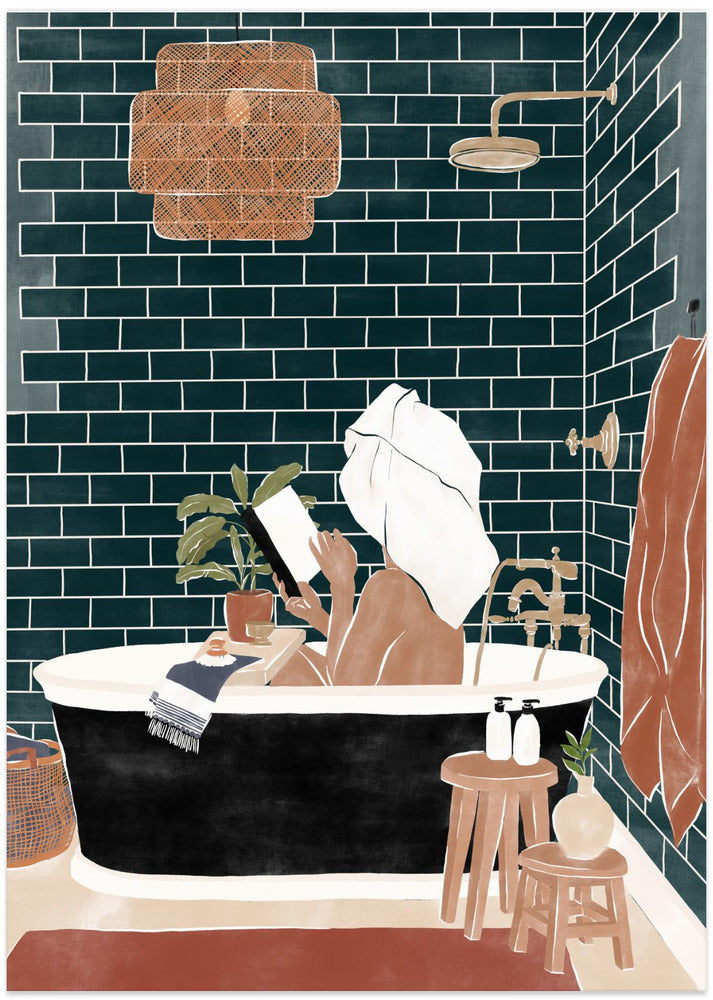 Bathroom Babe Poster