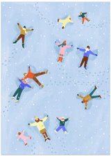 Snowy Angels Delight Poster