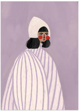 The Woman With the White Hat Poster