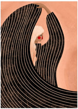 The Woman With the Black Dress Poster