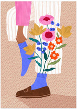 Blooming Socks Poster