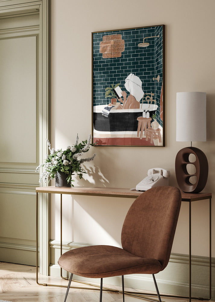Bathroom Babe Poster