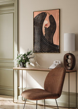 The Woman With the Black Dress Poster