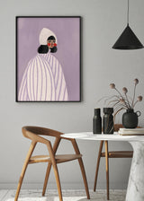 The Woman With the White Hat Poster