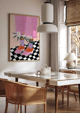 Floral Feet Fashion Poster