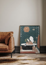 Bathroom Babe Poster