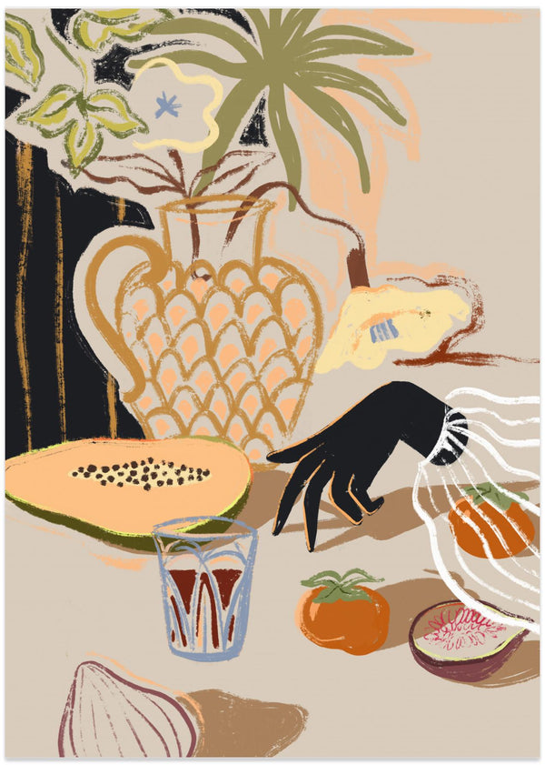 Fruitful Spread Poster, Arty Guava, poster space